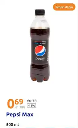 Action Pepsi Max offerta