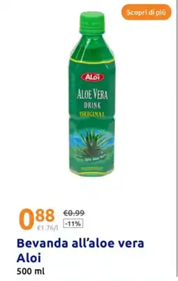 Action Bevanda all'aloe vera Aloi offerta