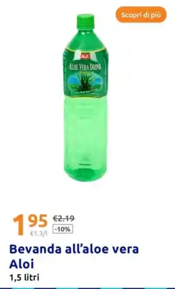 Action Bevanda all'aloe vera Aloi offerta