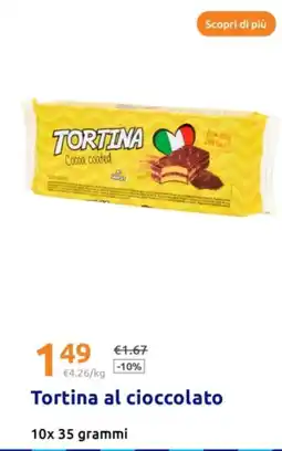 Action Tortina al cioccolato offerta
