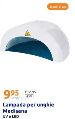 Action Lampada per unghie Medisana offerta