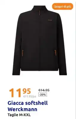 Action Giacca softshell Werckmann offerta