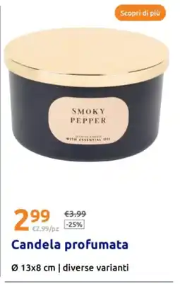 Action Candela profumata offerta