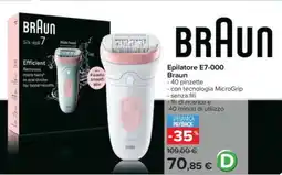 Carrefour Epilatore E7-000 Braun offerta