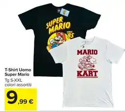 Carrefour T-Shirt Uomo Super Mario offerta