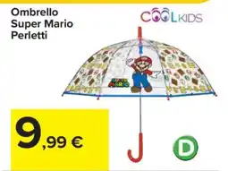 Carrefour Ombrello Super Mario Perletti offerta