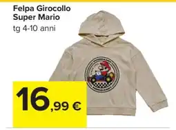 Carrefour Felpa Girocollo Super Mario offerta