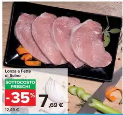 Carrefour Lonza A Fette Di Suino offerta