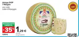 Carrefour Asiago DOP 7 Malghe offerta