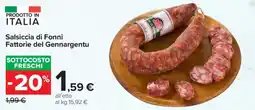 Carrefour Salsiccia di Fonni Fattorie del Gennargentu offerta