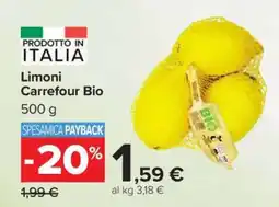 Carrefour Limoni Carrefour Bio offerta