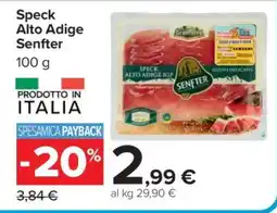 Carrefour Speck Alto Adige Senfter offerta