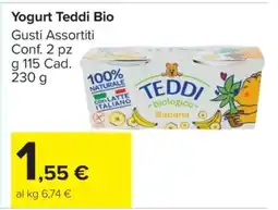 Carrefour Yogurt Teddi Bio offerta