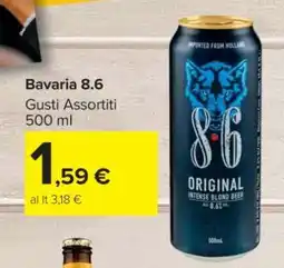 Carrefour Bavaria 8.6 offerta