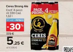 Carrefour Ceres Strong Ale offerta