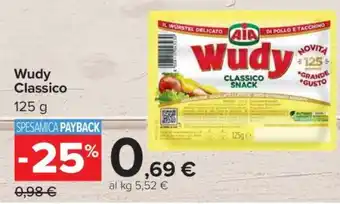 Carrefour WUDY CLASSICO offerta