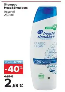 Carrefour Shampoo Head & Shoulders offerta