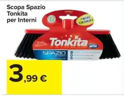 Carrefour Scopa Spazio Tonkita per Interni offerta