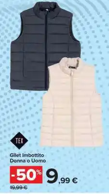 Carrefour Gilet Imbottito Donna o Uomo offerta