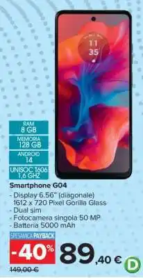 Carrefour Smartphone G04 offerta