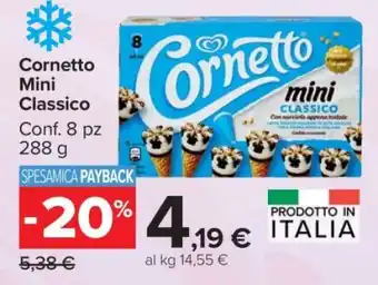 Carrefour Cornetto Mini Classico offerta