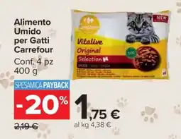 Carrefour Alimento Umido per Gatti Carrefour offerta