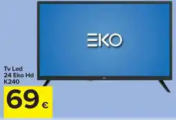 Carrefour Tv Led 24 Eko Hd K240 offerta