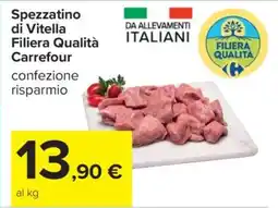 Carrefour Spezzatino di Vitella Filiera Qualità Carrefour offerta