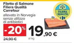 Carrefour Filetto di Salmone Filiera Qualità Carrefour offerta