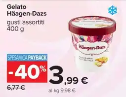 Carrefour Gelato Häagen-Dazs offerta