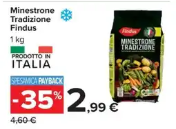 Carrefour MINESTRONE TRADIZIONE FINDUS offerta