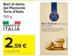 Carrefour Baci di dama del Piemonte Terre d’Italia offerta