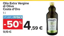 Carrefour Olio Extra Vergine di Oliva Costa d'Oro offerta