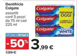 Carrefour DENTIFRICIO COLGATE offerta
