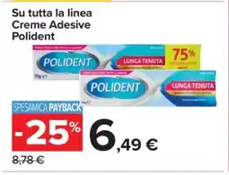 Carrefour Creme Adhesive Polident offerta