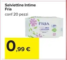 Carrefour Salviettine Intime Fria offerta