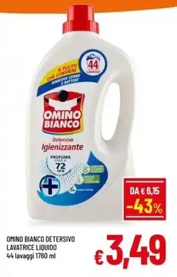 A&O Omino bianco detersivo lavatrice liquido offerta