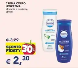 Esselunga Crema corpo LEOCREMA offerta