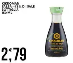 Vantaggio Cash&Carry Kikkoman salsa -43% di sale bottiglia offerta