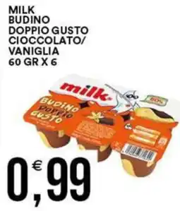 Vantaggio Cash&Carry Milk budino doppio gusto cioccolato/ vaniglia offerta
