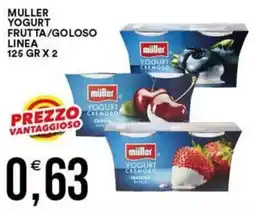 Vantaggio Cash&Carry Muller yogurt frutta/goloso linea offerta
