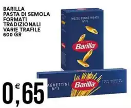 Vantaggio Cash&Carry Barilla pasta di semola formati tradizionali tradizionali offerta