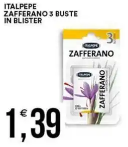 Vantaggio Cash&Carry Italpepe zafferano 3 buste in blister offerta
