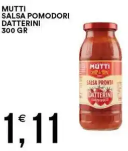 Vantaggio Cash&Carry Mutti salsa pomodori datterini offerta