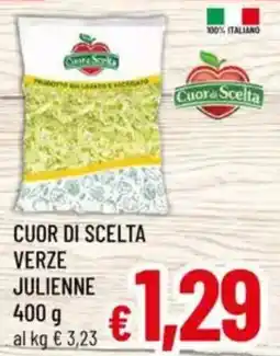 A&O Cuor di scelta verze julienne offerta