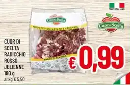A&O Cuor di scelta radicchio rosso julienne offerta