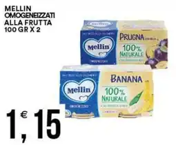Vantaggio Cash&Carry Mellin omogeneizzati alla frutta offerta