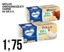 Vantaggio Cash&Carry Mellin omogeneizzati carne offerta