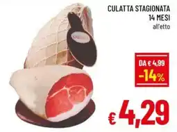 A&O Culatta stagionata 14 mesi offerta