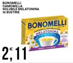 Vantaggio Cash&Carry Bonomelli camomilla solubile melatonina 16 bustine offerta
